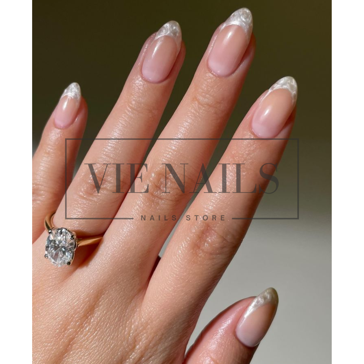 Pearl-Heavy Bridal Short Oval